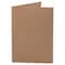 JAM Paper A2 Brown Kraft Recycled Blank Foldover Cards